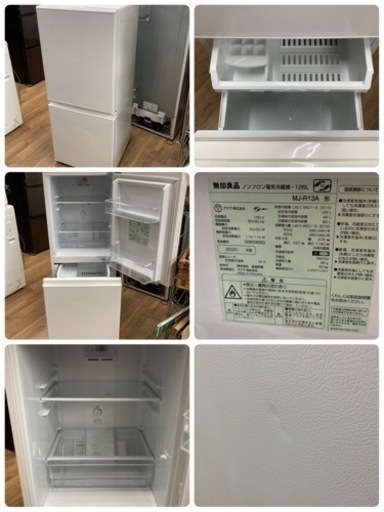 S732 ⭐ 人気メーカー無印良品 MUJI 3点セット！！冷蔵庫,洗濯機,電子レンジ2021＆2020年製⭐動作確認済 ⭐クリーニン