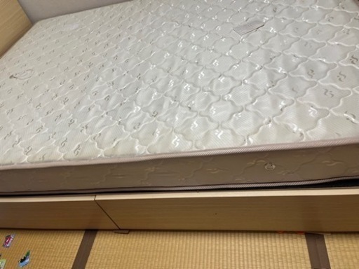 引き取り者決定ダブルベッド BIGsize  値下げ