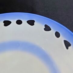 ハートの透かし入り❥脚付小鉢✨未使用品の画像