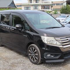 H25年ステップWGスパーダZクールスピリット/車検2年付/ギャザーズ9インチナビ/地デジ/Bカメラ/純フリップダウン/両パワスラ/ドラレコ/純AWの画像