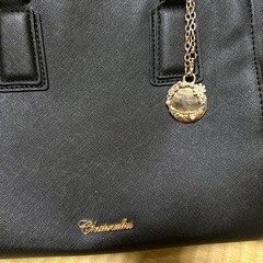 ブラックフリルバッグの画像