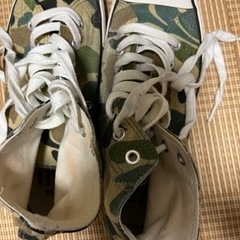 25cmハイカット迷彩 スニーカー今週中‼️の画像