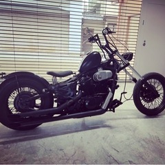 steed400  スティード400 フルカスタム バイク 車体の画像