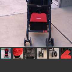 レカロ　ベビーカー　バッグ、ふわふわシート付き