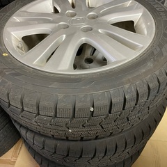 大幅値下げして再出品！HONDA純正16インチアルミ付き 新品同様スタッドレス 185/55R16 iceGUARD iG60 22年末購入の画像