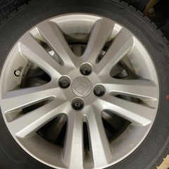 大幅値下げして再出品！HONDA純正16インチアルミ付き 新品同様スタッドレス 185/55R16 iceGUARD iG60 22年末購入の画像