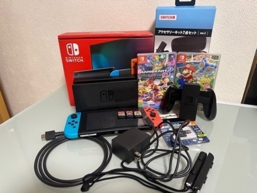 Switch 本体　ソフト3本