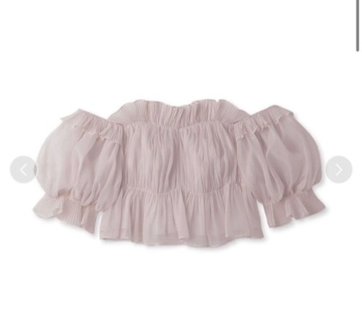 SNIDEL スナイデル ボリュームギャザーオフショルブラウス