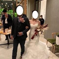 【クリーニング済】cocomelody/ ココメロディ  マーメイドウェディングドレスの画像
