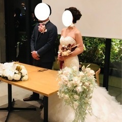 【クリーニング済】cocomelody/ ココメロディ  マーメイドウェディングドレスの画像