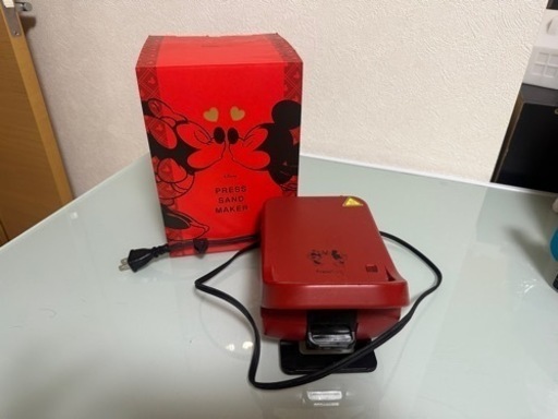 ディズニー　プレスサンドメーカー　ミッキー　ミニー