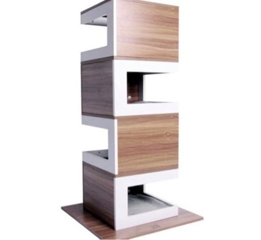 猫用 キャットタワー 木製 M-PETS エムペッツ ブリジットキャットタワー