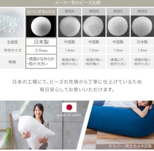 BEANS MAX ビーズクッション