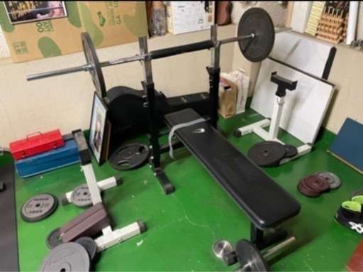 ベンチプレス　セット　プレート　合計５０枚