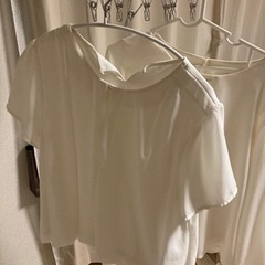 ホワイトブラウス　半袖と長袖　セット