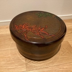 【受付終了】おひつ　レトロ　民芸品