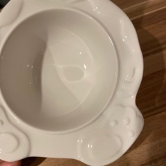 新品未使用　シリアル　ボウル　スープ　くま　ベア　ホワイトの画像