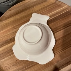 新品未使用　シリアル　ボウル　スープ　くま　ベア　ホワイトの画像