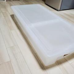 【引取り決定】収納ケース(透明、ベッド下)No.2の画像