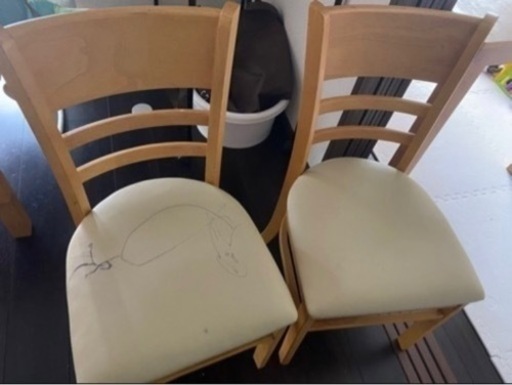 ダイニングテーブル　OK家具　4点セット⭐︎