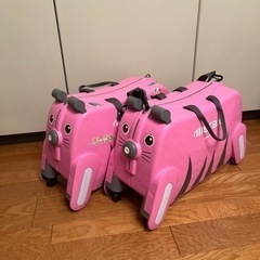 子供が乗れるキャリーケース　キッズスーツケース