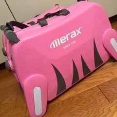 子供が乗れるキャリーケース　キッズスーツケースの画像