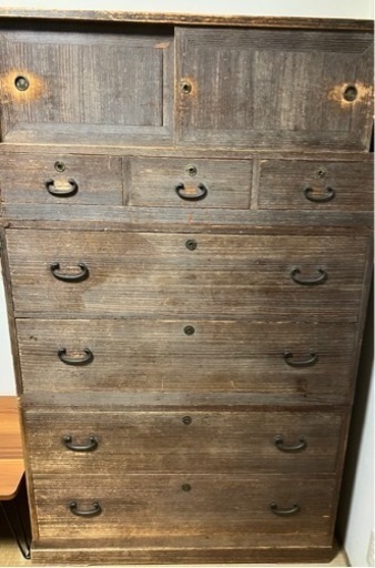 3段桐箪笥もらって下さい。 (あきら) 町田の収納家具《タンス