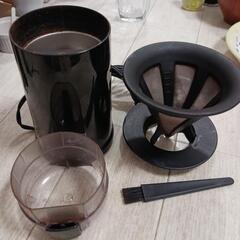 メリタ電動コーヒーミル&コーヒーフィルターの画像