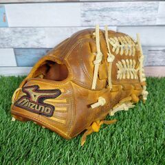 ミズノ 2GN31103 軟式用グローブ 内野手用 井端モデル サイズ9 野球 中古グラブの画像
