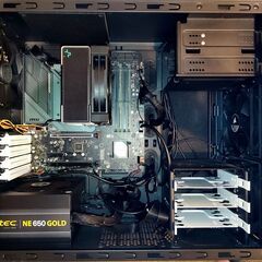【遠方発送可】 i5 12600K・メモリ32GB・SSD 1TB ・Windows11【セットアップ済み自作PC】の画像