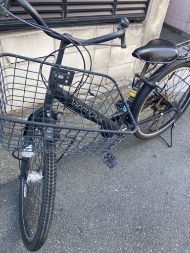 自転車　26インチ　3段ギア　太めのタイヤ