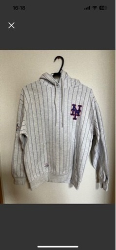 NEWERA ニューエラ　メッツ　mets パーカー　ストライプパーカー　サイズS