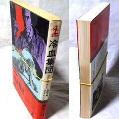 【ノベルズ古本】清水一行「冷血集団（初版1刷」・・・天才的な“会社喰い”のプロ。苛烈な企業戦争を舞台に、戦慄の経済知能犯罪・・・の画像