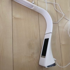  ZEPEAL ゼピール LEDスタンドライト ホワイト レザー調