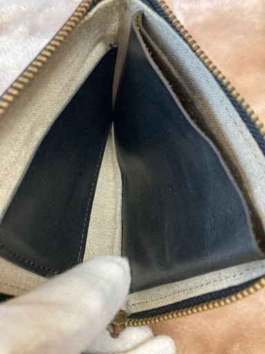 SLOWスロウ　L字ファスナーコンパクト財布　mini wallet　小銭入れ有