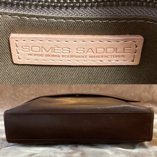 ソメスサドルsomes saddle ショルダーバッグ　メンズ　本革フルレザー