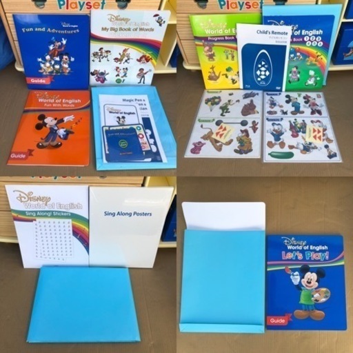 ディズニー 英語教材セット ワールドオブイングリッシュ
