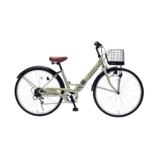 MYPALLAS 折畳シティサイクル26インチ・6段ギア・肉厚チューブ