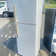 福岡市内配送無料　保証付き　ユーイング 【右開き】228L 2ドアノンフロン冷蔵庫 エディオンオリジナル ホワイト ER-F23UH