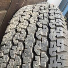 4本セット 純正ホイルタイヤ付き ハイラックス トヨタ RZN17#系 255/70R15 15x7JJ +8 PCD139.7 6穴 ブリヂストンDUELER H/T バリ山の画像