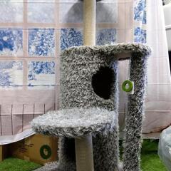 【キャットタワー】　大きいサイズ　ペット　ネコ　かわいい　シンプ...