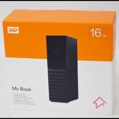 未開封 WD ウエスタンデジタル 外付けHDD 16TB WDBBGB0160HBK-SESN Western Digital My Book 大容量ハードディスク