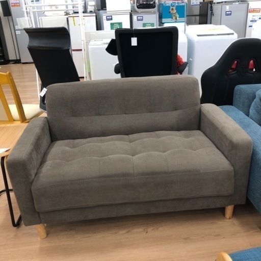 2人掛けソファー ブラウン【トレファク上福岡】