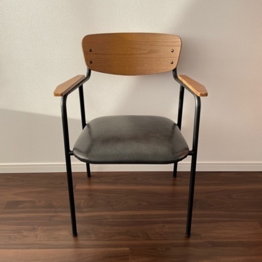 【美品】journal standard furniture 肘掛け付きイス