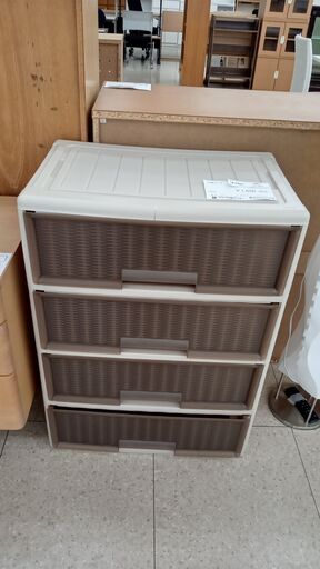 ★ジモティ割あり★  衣装ケース ブラウン H82×D40×W60.5 クリーニング済み TJ1877