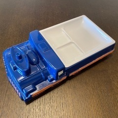 【美品】ニイミ洋食器店 メラミンお子様ランチ皿 D-51 ブルー