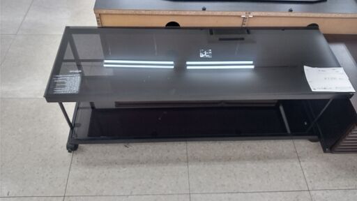 ★ジモティ割あり★  テレビ台 黒 H35×D35×W100 クリーニング済み TJ1886