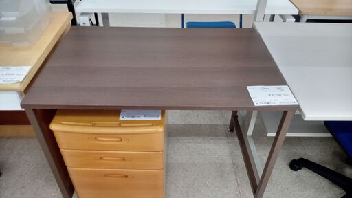 ★ジモティ割あり★  デスク ブラウン H70×D60×W90 クリーニング済み TJ1888
