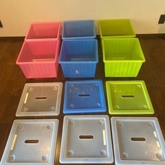 IKEA VESSLAヴェスラ収納ボックス6個セット
