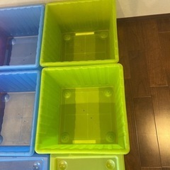 IKEA VESSLAヴェスラ収納ボックス6個セットの画像